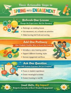 Three Actionable Steps to Spring Engagement
